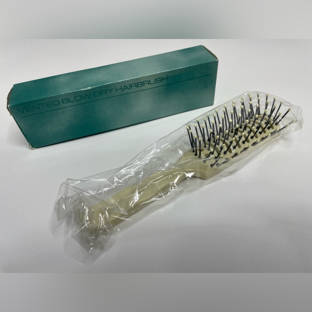 Vintage Fuller Vented Blow Dry Hairbrush Beige Brush New NIB Rare HTF